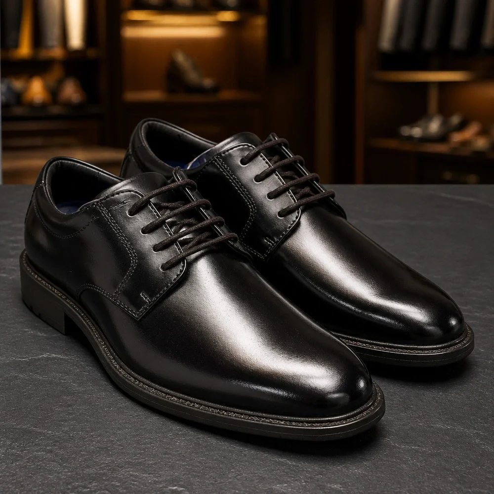NWB Dockers Men's Oxford Slip Resistance Dress Shoes size 7